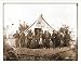 Civil War Photo (M): Falmouth Va. Group in front of post office tent at Army of the P...