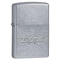 Zippo Stamped Street Chrome Pocket Lighter