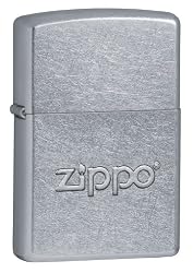 Zippo Stamped Street Chrome Pocket Lighter