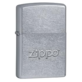 Zippo Stamped Street Chrome Pocket Lighter
