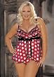 Plus Size Marilyn Monroe Print Babydoll