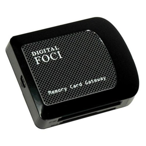 Digital MCG-150 Foci Memory Card Gateway USB 2.0 Multi-format Memory Card Reader (Black)