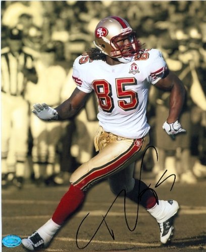 Vernon Davis Autographed/Hand Signed 8x10 Photo (San Francisco 49ers) Image 2