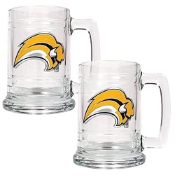 Buffalo Sabres NHL 2pc 15oz Glass Tankard Set- Primary Logo by Great American Products