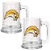 Buffalo Sabres NHL 2pc 15oz Glass Tankard Set- Primary Logo by Great American Products