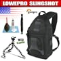 Lowepro Slingshot 200 AW Camera Bag + Vidpro Gripster GP-20 Tripod + Lens Pen...