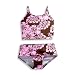 405 South by Anita G Designer Clothes - Toddler Girls 2 Piece Tankini Bathing Suit, Brown, Pink