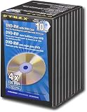 Dynex DVD-RW 10 Pack with DVD Case DX-DVD-RW10