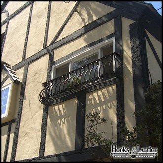 Sevilla Iron Faux Balcony 48in. Length by 18in. Height