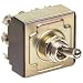 Morris Products 70305 Toggle Switches, 4 Pole, On/On, 1.44" Width, 1.31" Length, 0.80" Height