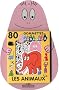 80 gommettes Barbapapa : Les animaux