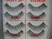 100% Authentic Taiwan Famous Princess Lee Handmade False Eyelashes 10 Pair #6 Cross