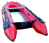 Seamax Ocean320 Red -10.5 Feet Aluminum Floor V Hull - Inflatable Boat Dinghy