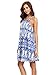 Floerns Women's Tribal Print Sleeveless Halter Neck Shift Mini Tank Dress
