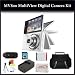 Samsung MV800 MultiView Digital Camera Kit Includes: Samsung MV800 MultiView Digital Camera(White), Extended Life Battery, Rapid Travel Charger, 16GB SDHC Memory Card, Memory Card Reader, Table Top Tripod, LCD Screen Protectors, Cleaning Kit with SSE Microfiber Cleaning Cloth, Soft Carrying Case