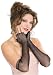 Punk Accessories Goth 1980's 80's Rock Glam Fashion New Wave Long Black Fishnet Fingerless Gloves