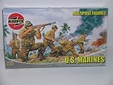 IMAGE OF WW II U.S. Marines Mutipose Figures---Plastic Military Miniatures