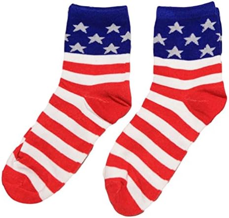 American Flag Socks 2 Pair Low Crew