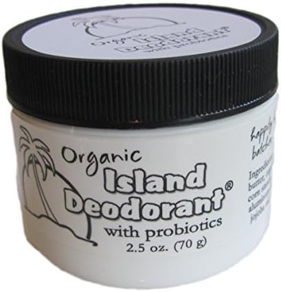 Organic Island Deodorant with Probiotics - Natural Deodorant Cream (1) by Island Deodorant