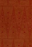 Art Deco Printed Lama Li Paper- Red on Tan 20x30 Inch Sheet