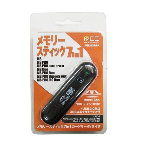 Cover image : ミヨシ MCO メモリースティック7in1カードリーダ USR-MS2/BK