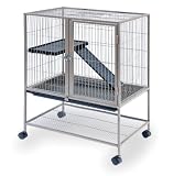 51Gqmcwrx6L. SL160  Prevue Pet Products Frisky Ferret Cage with Stand 486 Coco Brown, 25 Inch by 17.125 Inch by 34 Inch