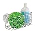 InterDesign Twigz Suction Bathroom Shower Caddy Basket for Shampoo, Conditioner, Soap - Silver