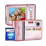 SVP NEW 9MP Pink Digital Camera+ Video Recorder+8X Zoom~ UltraSlim (4GB Included)