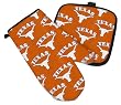 University of Texas Logo Oven Mitt Potholder Set for Kitchen Tailgating Barbecue or Outdoor Cooking POT HOLDER SET GIFT IDEA