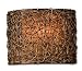 Uttermost 22466 Knotted Rattan 1 -Light Wall Sconce, Espresso Finish