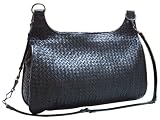 Bottega Veneta Woven Black Leather Extra-Large Shoulder Bag 180180/VCCE/1000