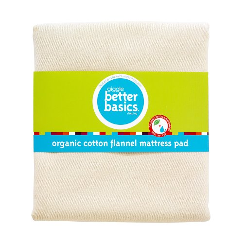 giggle Better Basics Organic Cotton Flannel Mattress Pad