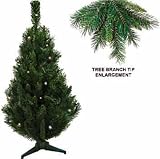 3 Foot Princess Lighted Christmas Trees