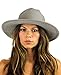 NYFASHION101 Teardrop Dent Braided Trim Casual Panama Fedora Sun Hat