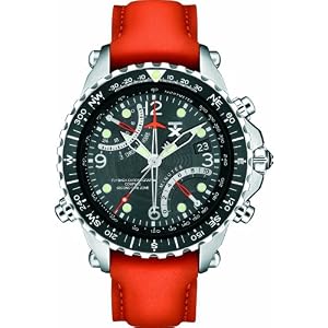 TX Men's T3C324 Classic Fly-back Chronograph Compass Dual-Time Zone Watch