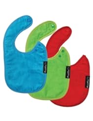 Baby Product: Infant Wonder Bib, 3 pack - Red, Lime, Teal - Moby Wrap