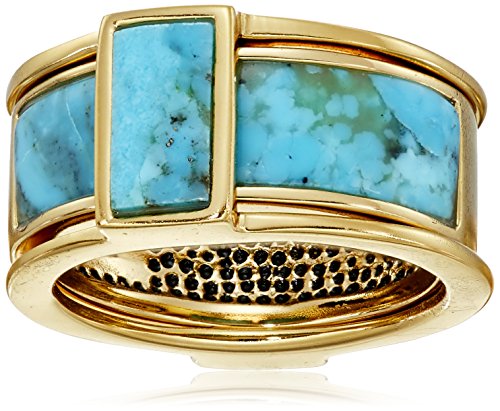 Barse Turquoise Two Piece Ring, Size 7