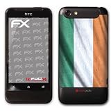 atFoliX Fu�ball 2012 Irland Flagge Designfolie f�r HTC One Vvon "Displayschutz@FoliX"