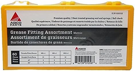 AGCO G2012 60PC METRIC GREASE FITTING KIT (XREF: GROZ TOOLS GFT/GK/M-60)