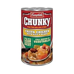 Campbell's Fajita Chicken With Rice & Beans, 18.6-Ounce Cans (Pack of 12)