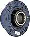 SKF FYRP 1.15/16 H Heavy-Duty Spherical Bearing Piloted Flange Unit, 4 Bolts, Setscrew Locking, Regreasable, Contact Seal, Cast Iron, 1.9375" Bore, 7540lbf Dynamic Load Capacity