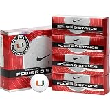 Nike Miami Hurricanes Power Distance Golf Ball