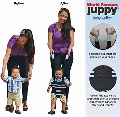 Juppy Baby Walker Momentum (Blue/Black) with Free Matching Travel Bag Color: Blue/Black Model: (Newborn, Child, Infant)