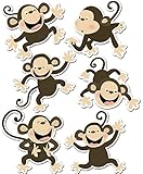 Creative Teaching Press 6-Inch Designer Cut-Outs, Monkeys (6431)