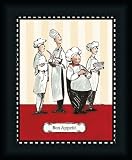 Bon Appetite by Avery Tillmon Whimsical Kitchen Art Print Framed