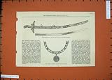 1874 CIVIC CHAIN BADGE MAYOR EXETER SWORD WOLSELEY