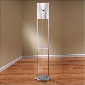 Jamie Corner Clock & Lamp Combo By Lumisource