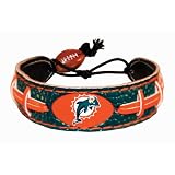 Miami Dolphins Team Color NFL Football Bracelet