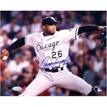 Orlando Hernandez Chicago White Sox - 2005 ALDS Pitching - 8x10 Autographed Photograph