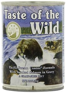 Taste of the Wild Canned Dog Food for All Lifestages, Pacific Stream Canine with Smoked Salmon Formula (Pack of 12, 13.2 Ounce Cans) Taste of the Wild Canned Dog Food for All Lifestages, Pacific Stream Canine with Smoked Salmon Formula (Pack of 12, 13.2 Ounce Cans)